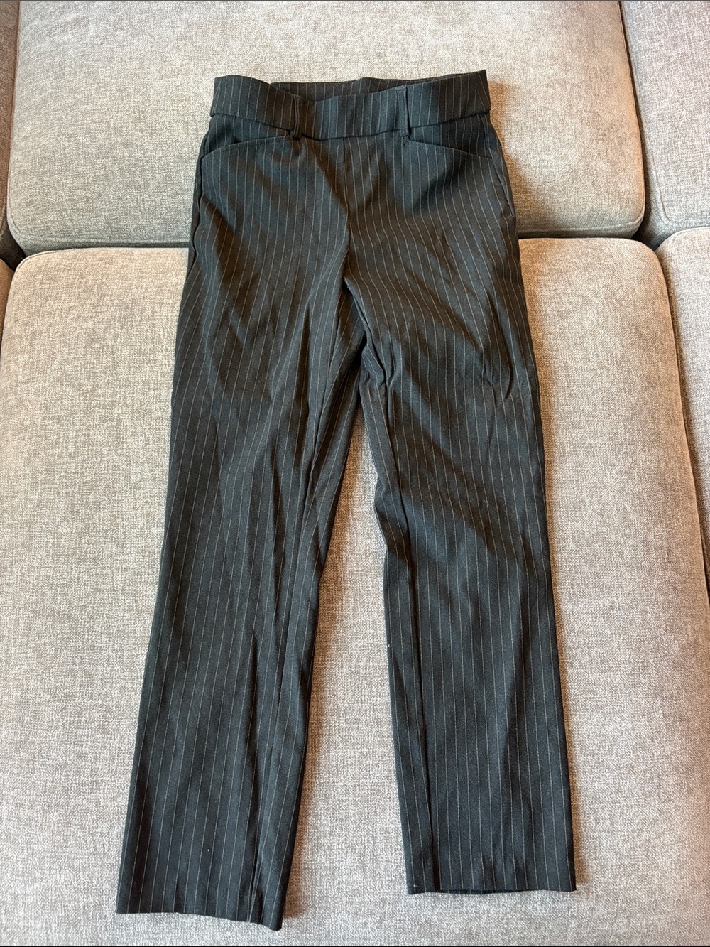 Women’s Black Pinstripe Dress Pants